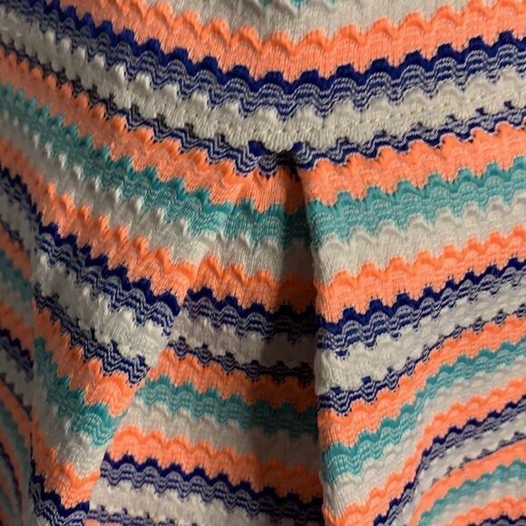 Endless Rose Bright Color Zig Zag Design Skirt - M - Picture 3 of 5